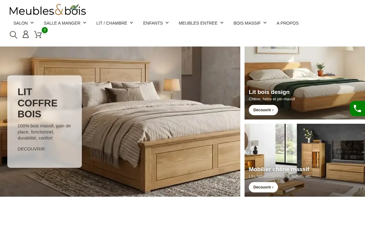 Aperçu — Meubles & Bois — PrestaShop