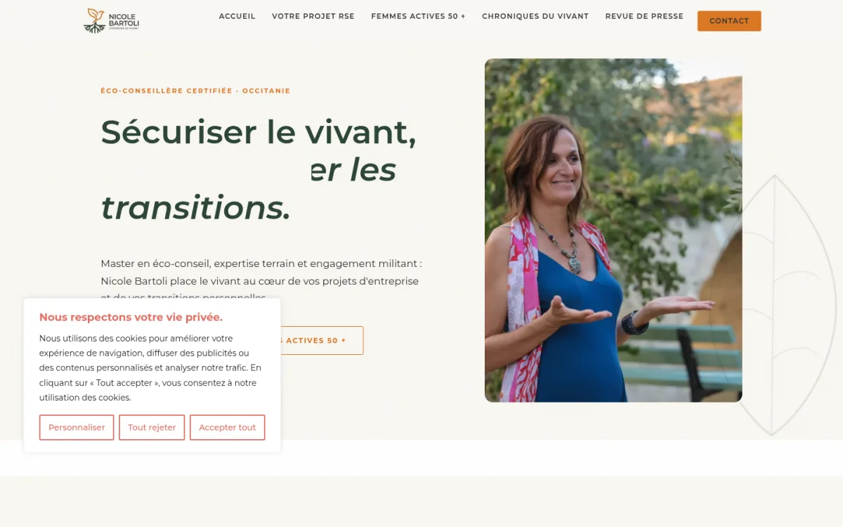 Aperçu — Nicole Bartoli — éco-conseil