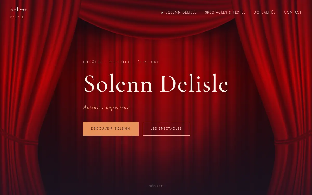 Aperçu — Solenn Delisle — autrice & compositrice